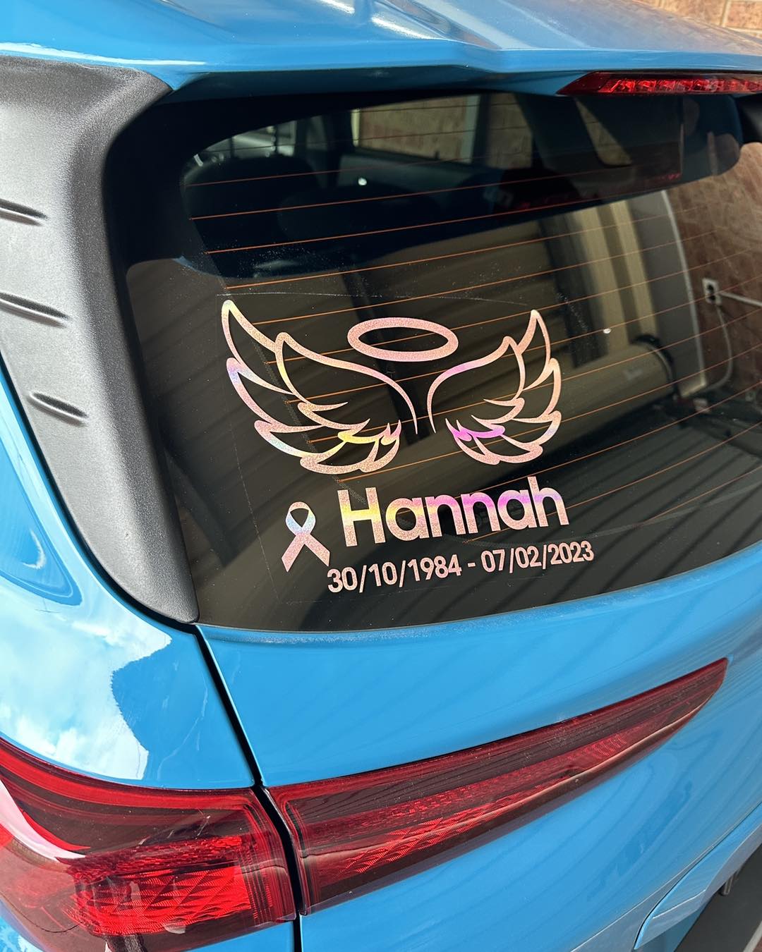 Memorial Decal Geelong Candle Co.