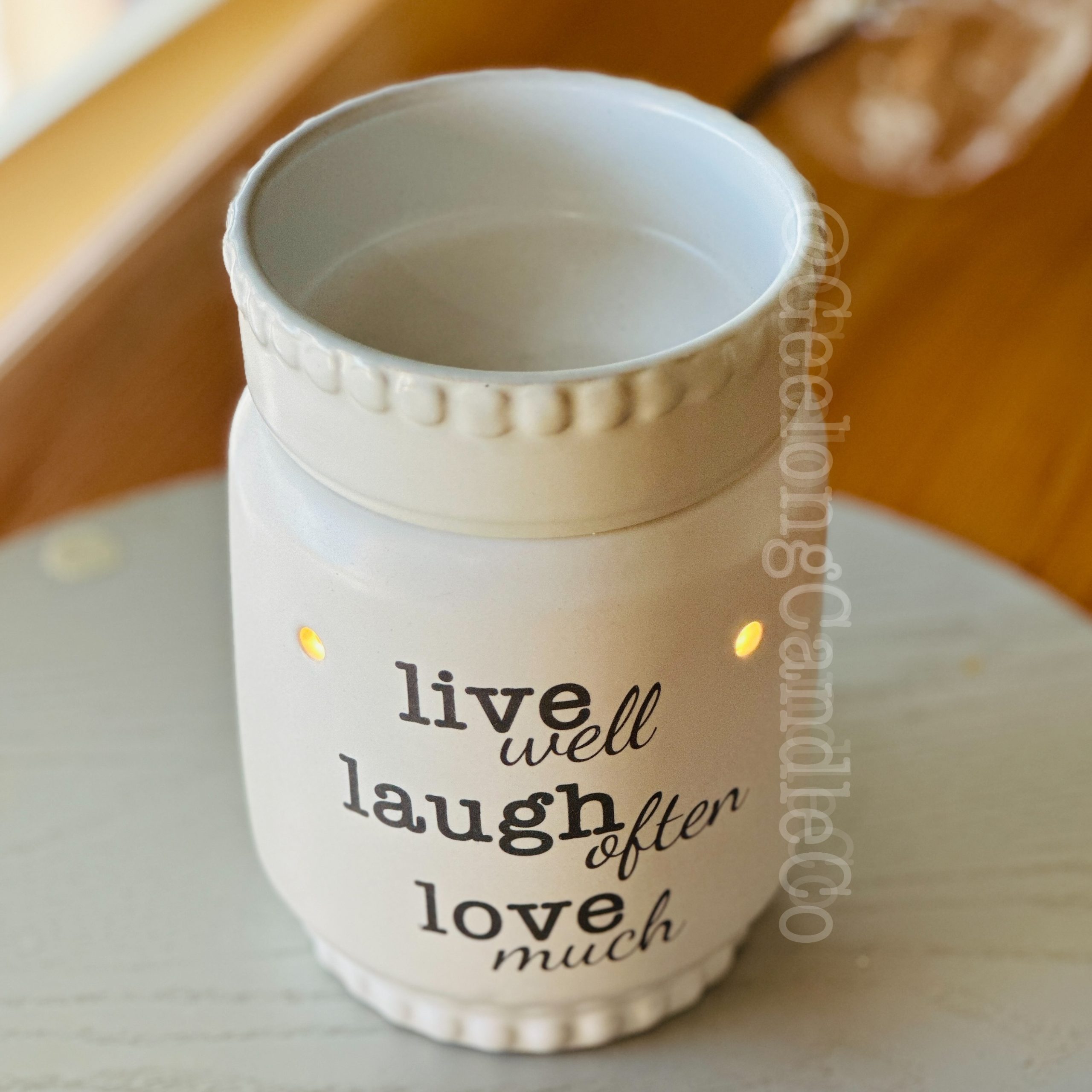 Live Laugh Love Illumination Warmer Geelong Candle Co.