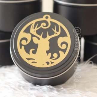 8oz Christmas Candle Tin