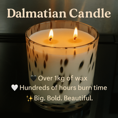 Dalmatian Candle *HUGE* 200+ hours - Image 2