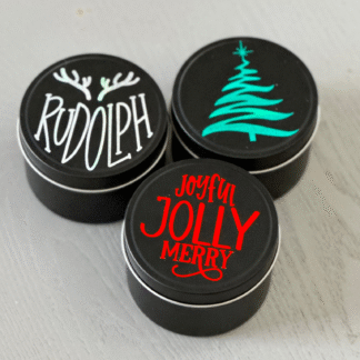 6oz Christmas Candle Tin